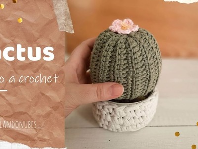 Como hacer un cactus de crochet o ganchillo  ????????