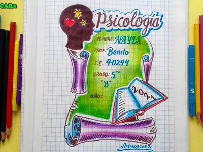 CARATULA DE PSICOLOGIA - Portadas para Cuadernos