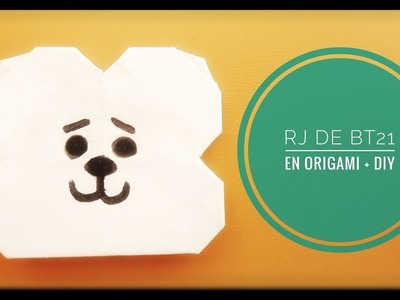 Cómo hacer a RJ ☁ de BT21 con papel | Origami + DIY PASO a PASO