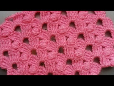 Puntos Nuevos Tejidos a Crochet Muestra #9 (Tutorial Paso a Paso)Mantas,Cobija de Bebé. 