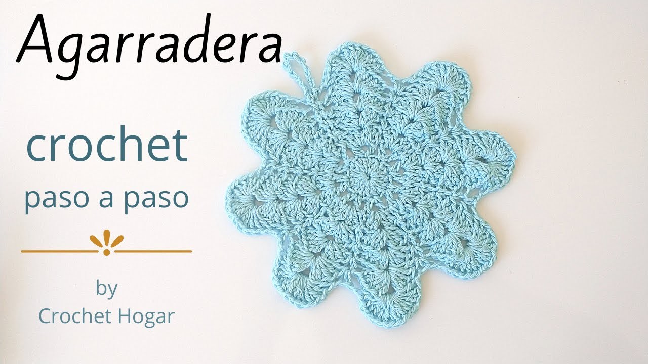 Cómo tejer agarradera a crochet fácil paso a paso | Crochet Hogar