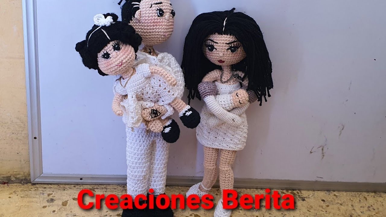 Familia Pantoja Loaiza a crochet. Creaciones Berita ????