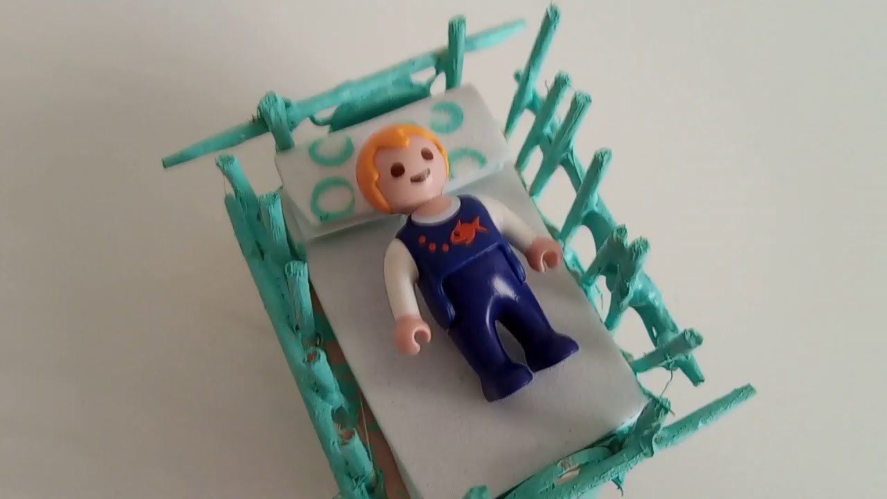 Como hacer tus propias camas caseras para playmobil   ✏  -Playmobil en Castellano -