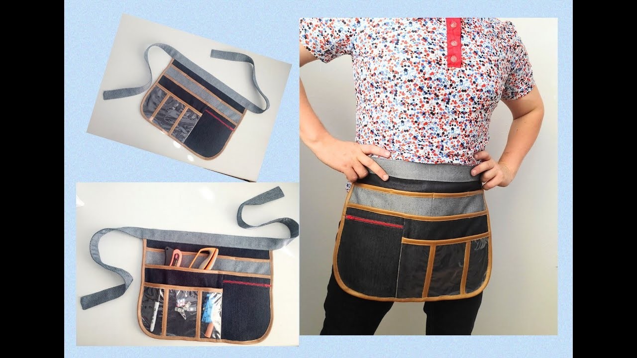 DELANTAL TIPO CARPINTERO - COSTURA PARA PRINCIPIANTES- TE ENSEÑO A HACER EL PATRÓN