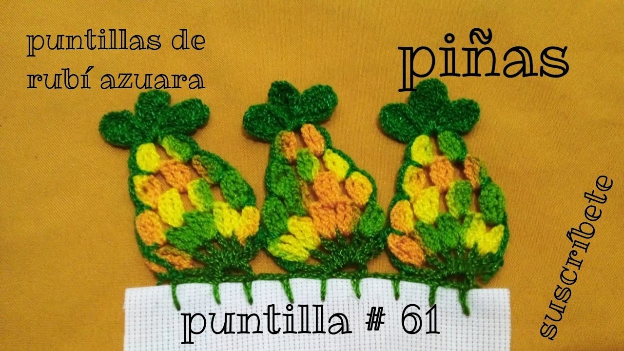 Puntilla # 61 piñas ????????????