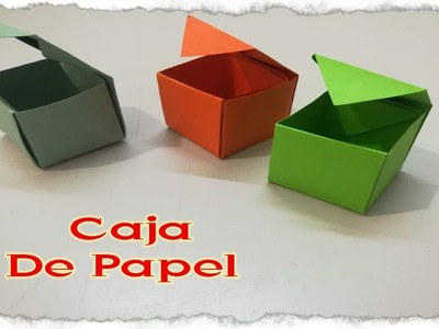 Cómo hacer una caja de papel fácil - Manualidades de papel