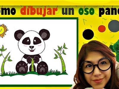 Cómo dibujar un oso panda para niños