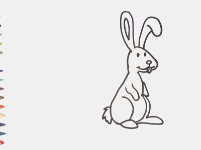 Cómo Dibujar una Liebre Conejo Fácil