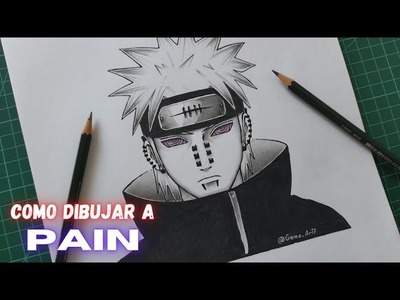 Como dibujar a PAIN de Naruto Paso a paso || How to draw Pain - Naruto