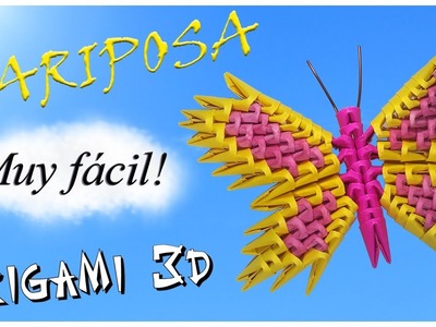 Como Hacer Una Mariposa ???? ORIGAMI 3D ???? 3D Origami Butterfly