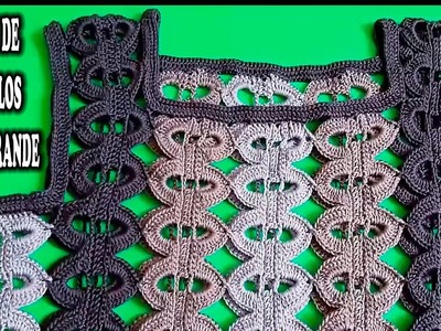 "FACIL BLUSA DE CIRCULOS TALLA GRANDE" | Crochet paso a paso