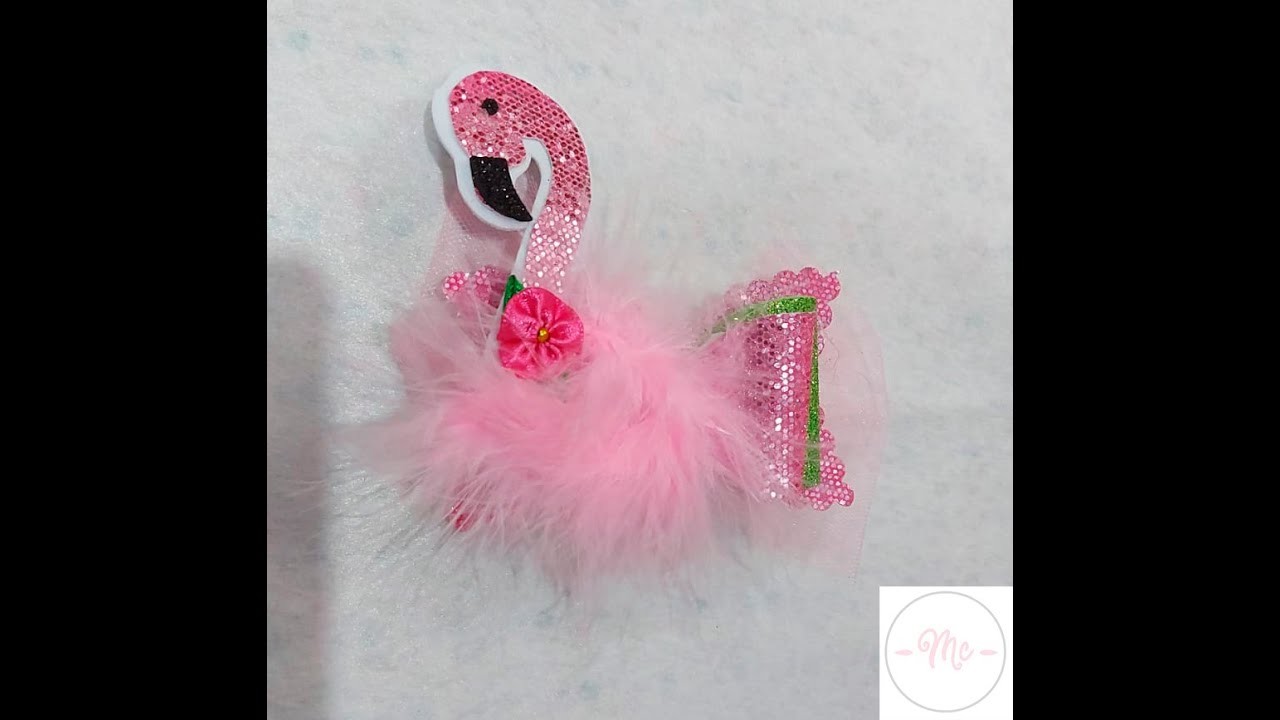 Lazo y lápiz flamingo