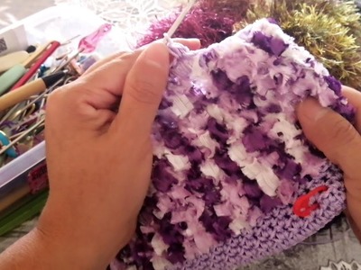 Bolsa tejida a Crochet para niña fácil y rápida