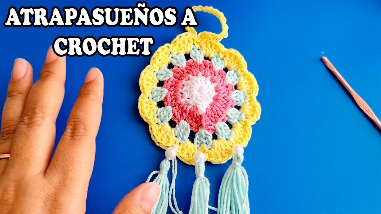 "ATRAPASUEÑOS A CROCHET" MANDALA TEJIDO | Todo en crochet