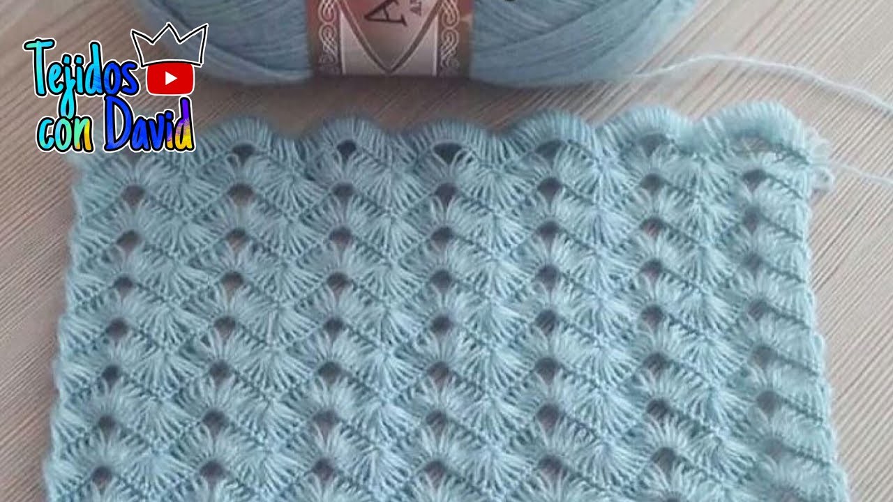 Cómo tejer punto encaje tejido a crochet paso a paso.how to crochet lace stitch step by step