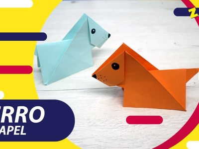 DIY PERRO ORIGAMI 3D - Manualidades para NIÑOS