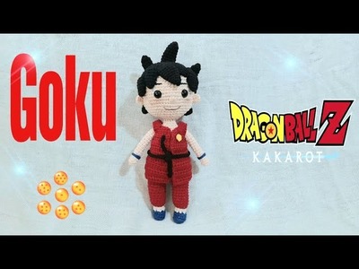 Goku AMIGURUMI . tutorial PASO A PASO - ( segunda parte)