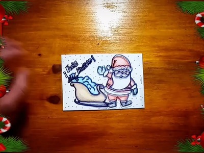 Cómo hacer una tarjeta mágica de Navidad