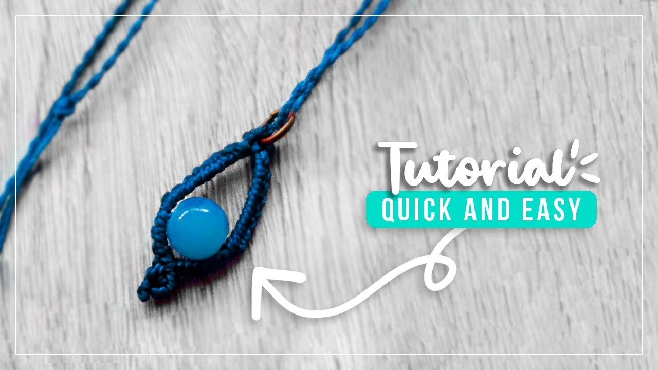 DIY Eden Necklace » ⚡️ tutorial | como hacer collar de hilo fácil y rápido para principiantes