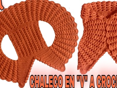 Cómo tejer TORERITAS a crochet muy FÁCIL *Chaleco PASO A PASO*