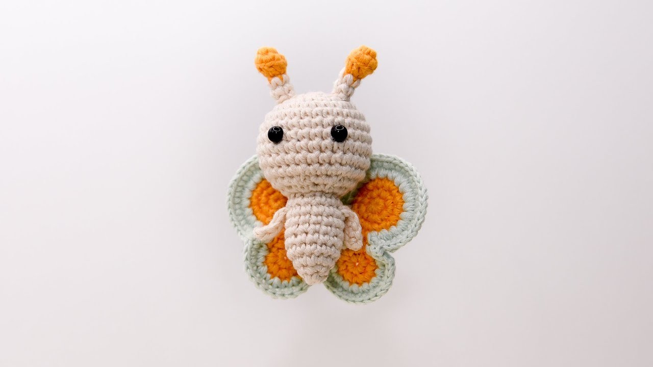 Amigurumi | como hacer una mariposa en crochet | Bibi Crochet