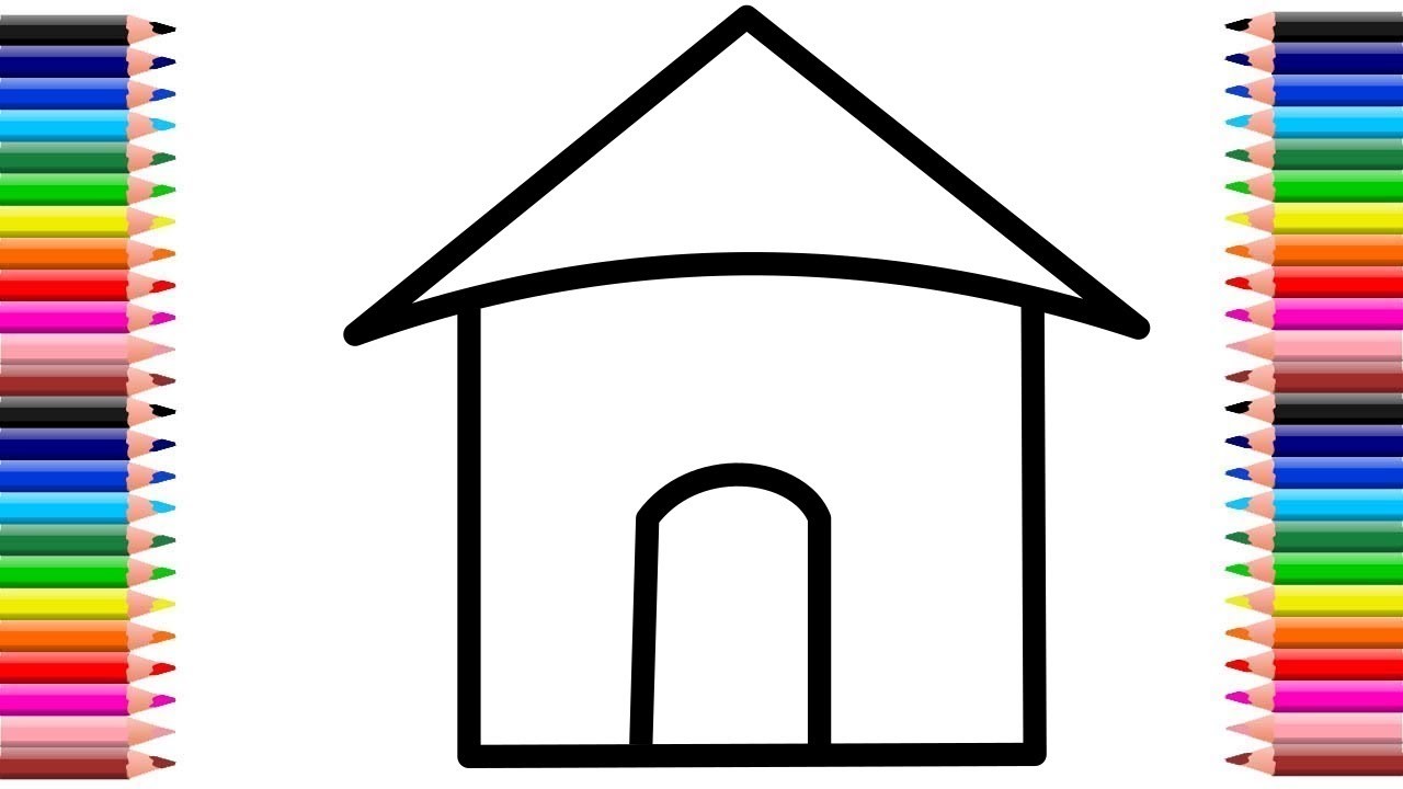 Como dibujar casa  Dibujo de Casa