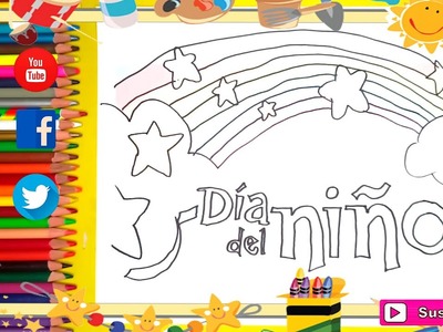 Dibujos del día del niño fáciles FELIZ DÍA DEL NIÑO¡   Dibujos felices