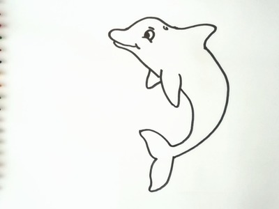 Cómo Dibujar Un Delfín Paso A Paso