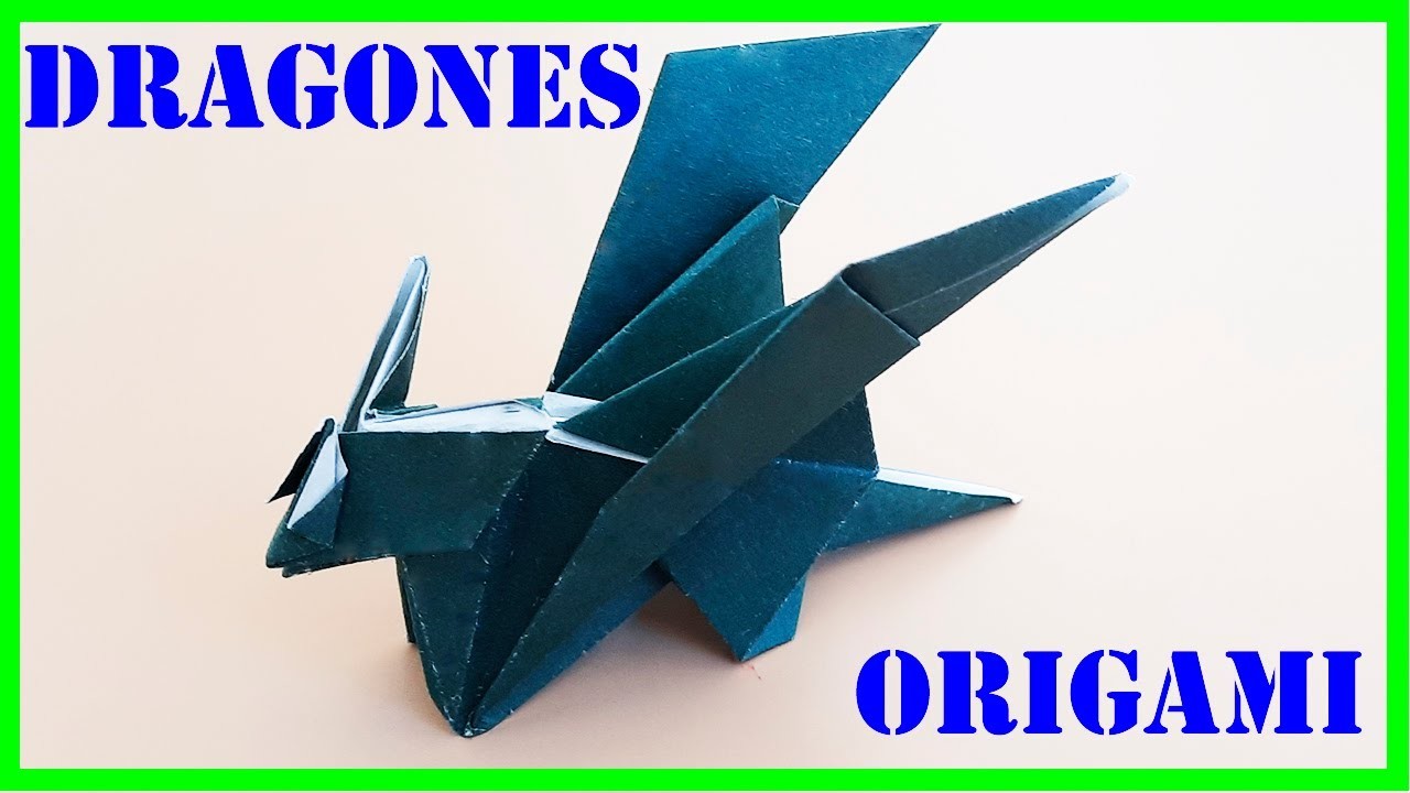 ????????Cómo hacer Dragones ???? de Origami FÁCIL✅ | Dragón de Papiroflexia 3D ????