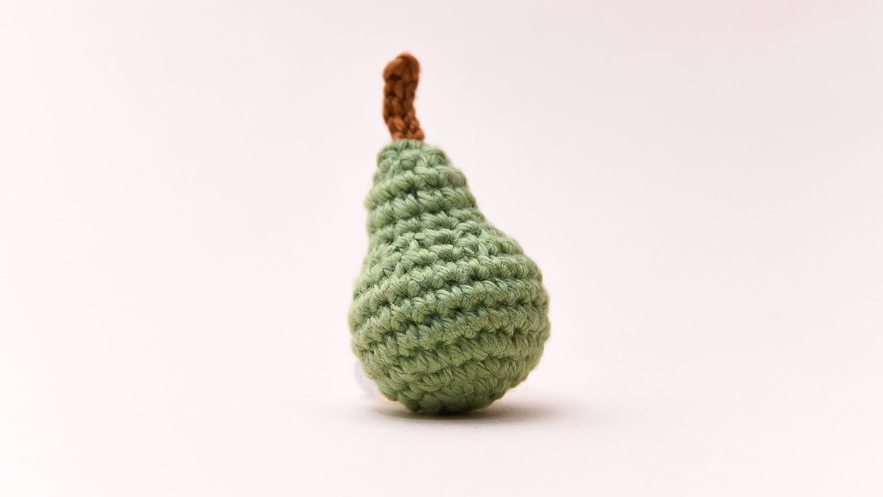 Amigurumi | como hacer una pera en crochet | Bibi Crochet