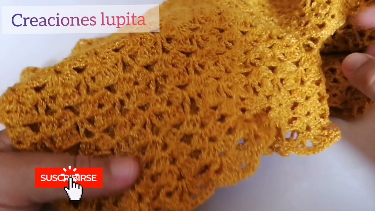 Blusa hecha a crochet talla grande (2 parte)
