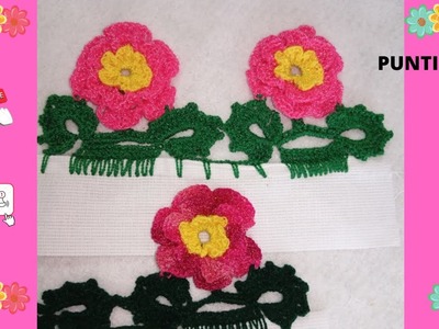 Puntilla # 53 [????flores???? ] crochet