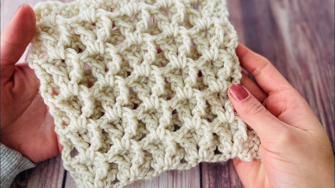 Punto REVERSIBLE  a crochet FASIL y RAPIDO  de tejer.Brenny's Crochet