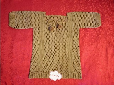 Bluză croșetată Ada,PARTEA a III-a (crochet blouse, blusa tejida a crochet, maglietta all'uncinetto)
