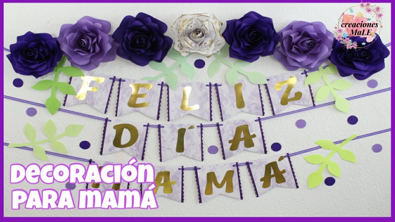 DECORACIÓN PARA EL DÍA DE LAS MADRES || DIY
