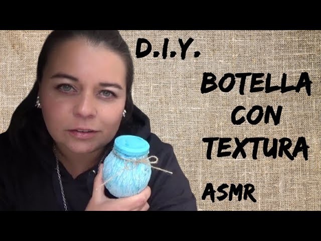 Haciendo Manualidades - Botella con Textura + Sonido de Papel | ASMR Colombiano | Susurros
