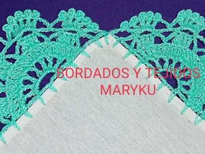 PUNTILLA DE UNA SOLA VUELTA # 89 PARA ZURDOS (BORDADOS Y TEJIDOS MARYKU)