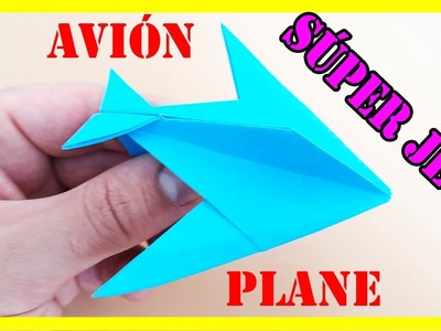 ????????Cómo hacer AVIONES de papel FÁCILES✅ | Avión de Origami | Súper JET de papel
