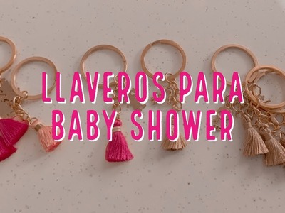 Llaveros para Baby Shower | Manualidades | DIY | Mairy