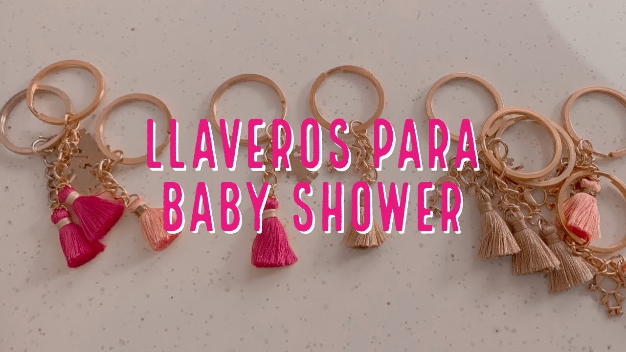 Llaveros para Baby Shower | Manualidades | DIY | Mairy