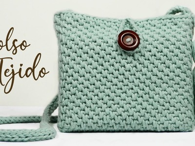 Bolso Cartera de algodón a crochet NIVEL PRINICIANTE | Lanitas y Colores