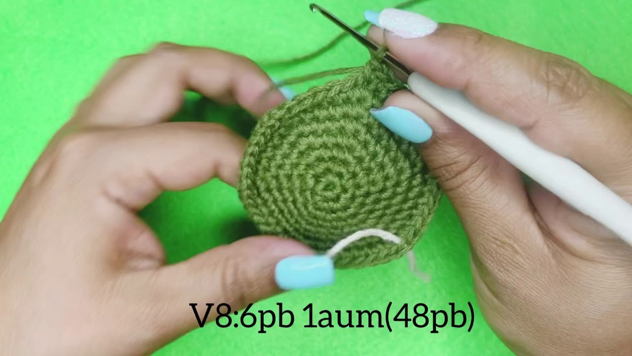 Baby yoda tejido a crochet ( 1 parte)