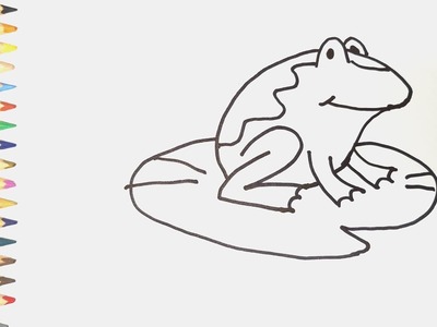 Cómo Dibujar una Rana de Forma Fácil Para Niños