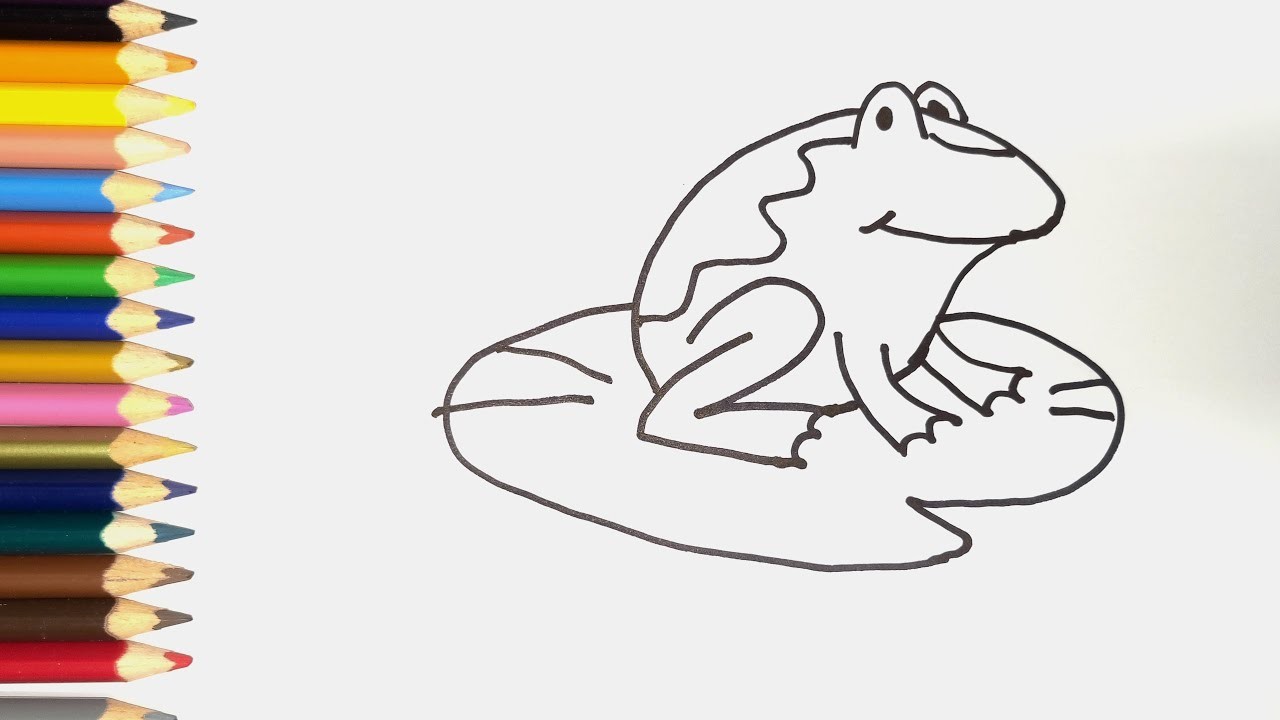 Cómo Dibujar una Rana de Forma Fácil Para Niños