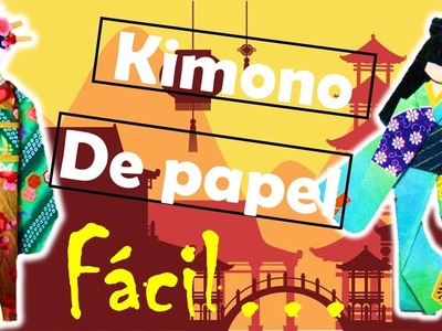 Como hacer un KIMONO japonés | ORIGAMI fácil para niños