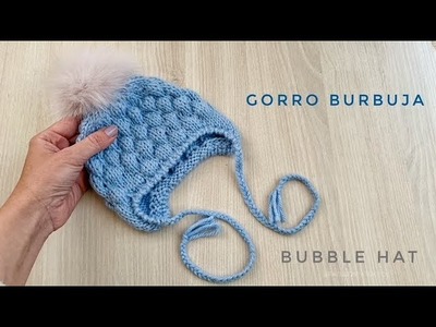 Gorro anatomico punto burbuja. Bubble hat