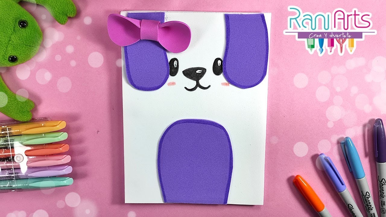 Haz este diario PERRITO kawaii fácil - DIY - kawaii dog diary