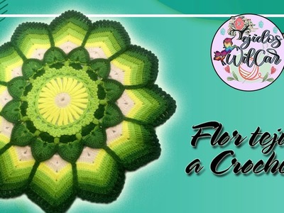 Tapete Flor a Crochet