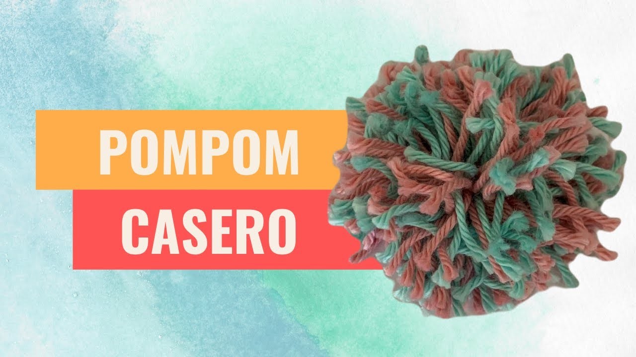 Cómo hacer pompones caseros de lana con cartón | Tutorial paso a paso | Crochet Bohemio