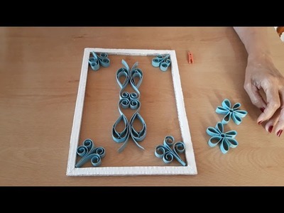 CUADRO DECORATIVO AZUL.